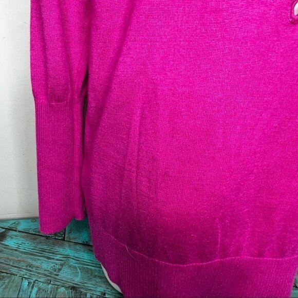 Addition Elle Pink Crocheted Lightweight Sweater Size 2x NWT Brand New - Picture 7 of 11